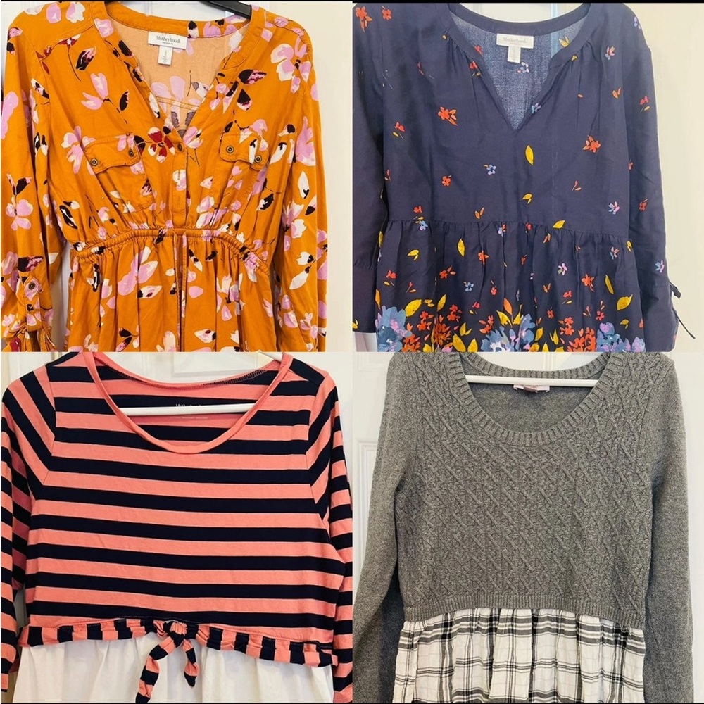 Bundle of 4 Motherhood Maternity tops